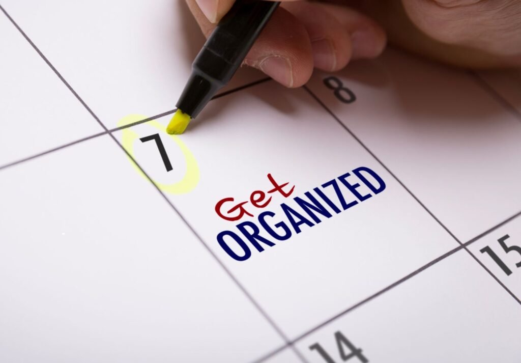 dicas para organizar o trabalho
